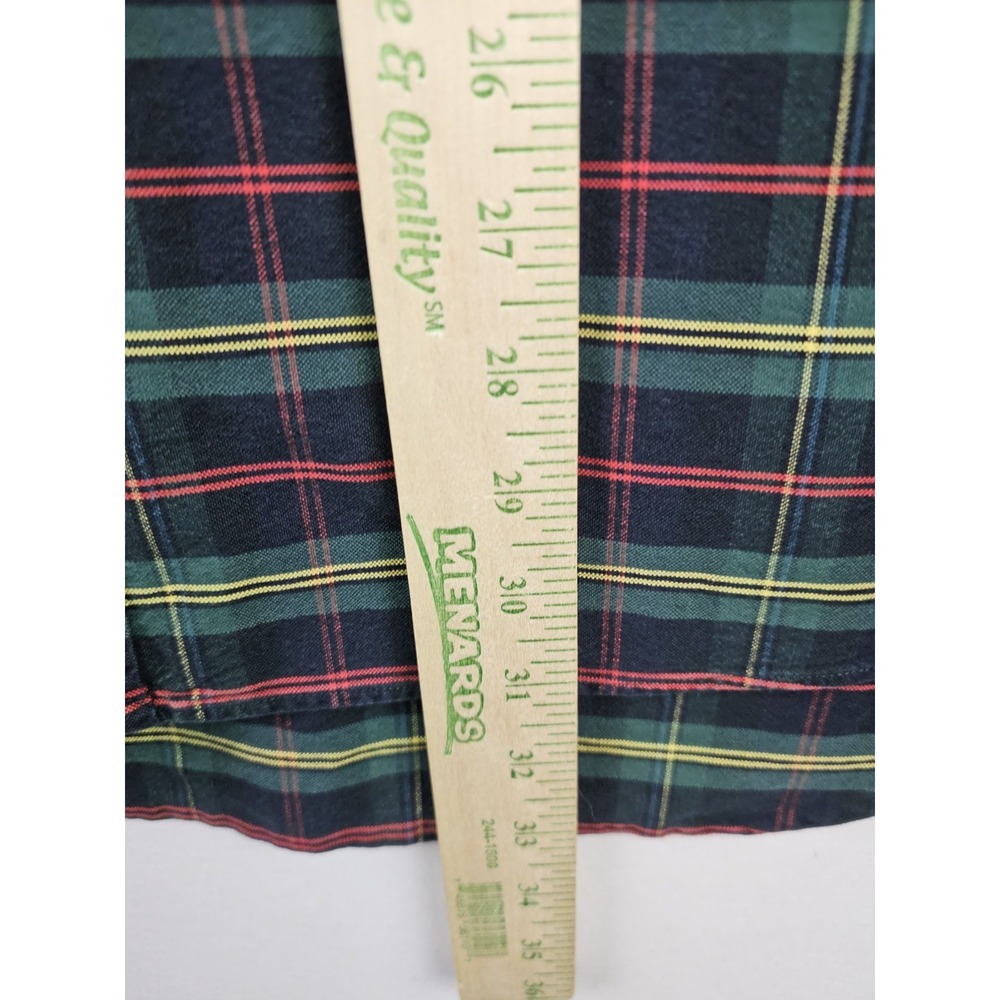 Vintage 90s Ralph Lauren The Big Shirt Mens 2XL Heavy Flannel Tartan Plaid - Picture 4 of 13